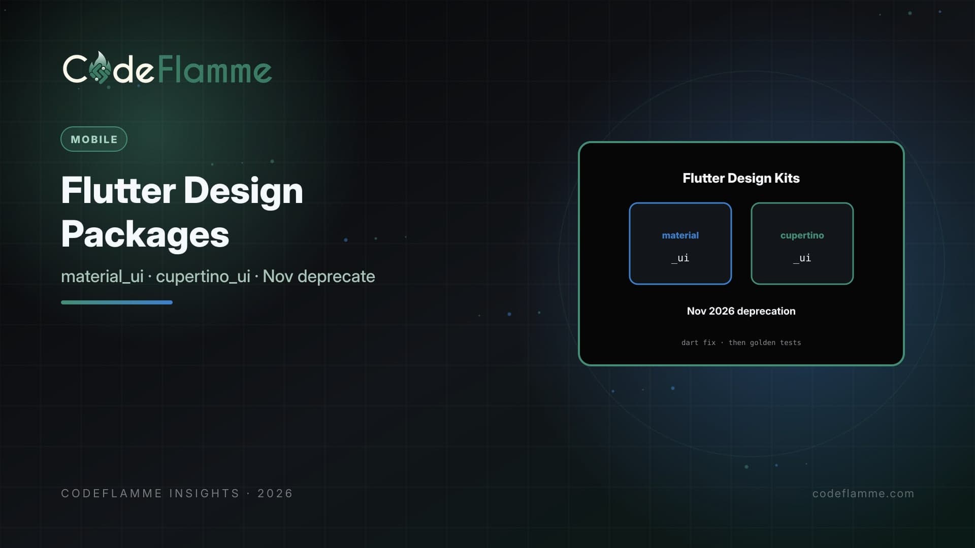 Flutter material_ui and cupertino_ui: Migrate Before the November Deprecation — cover illustration