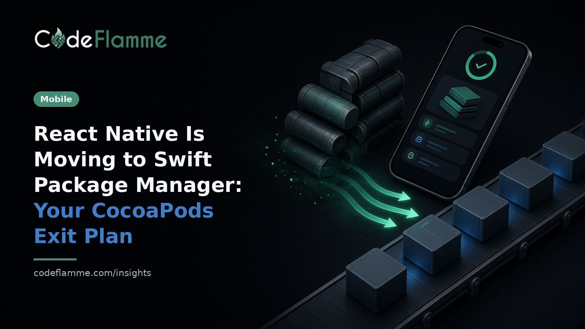 React Native Is Moving to Swift Package Manager: Your CocoaPods Exit Plan — cover illustration