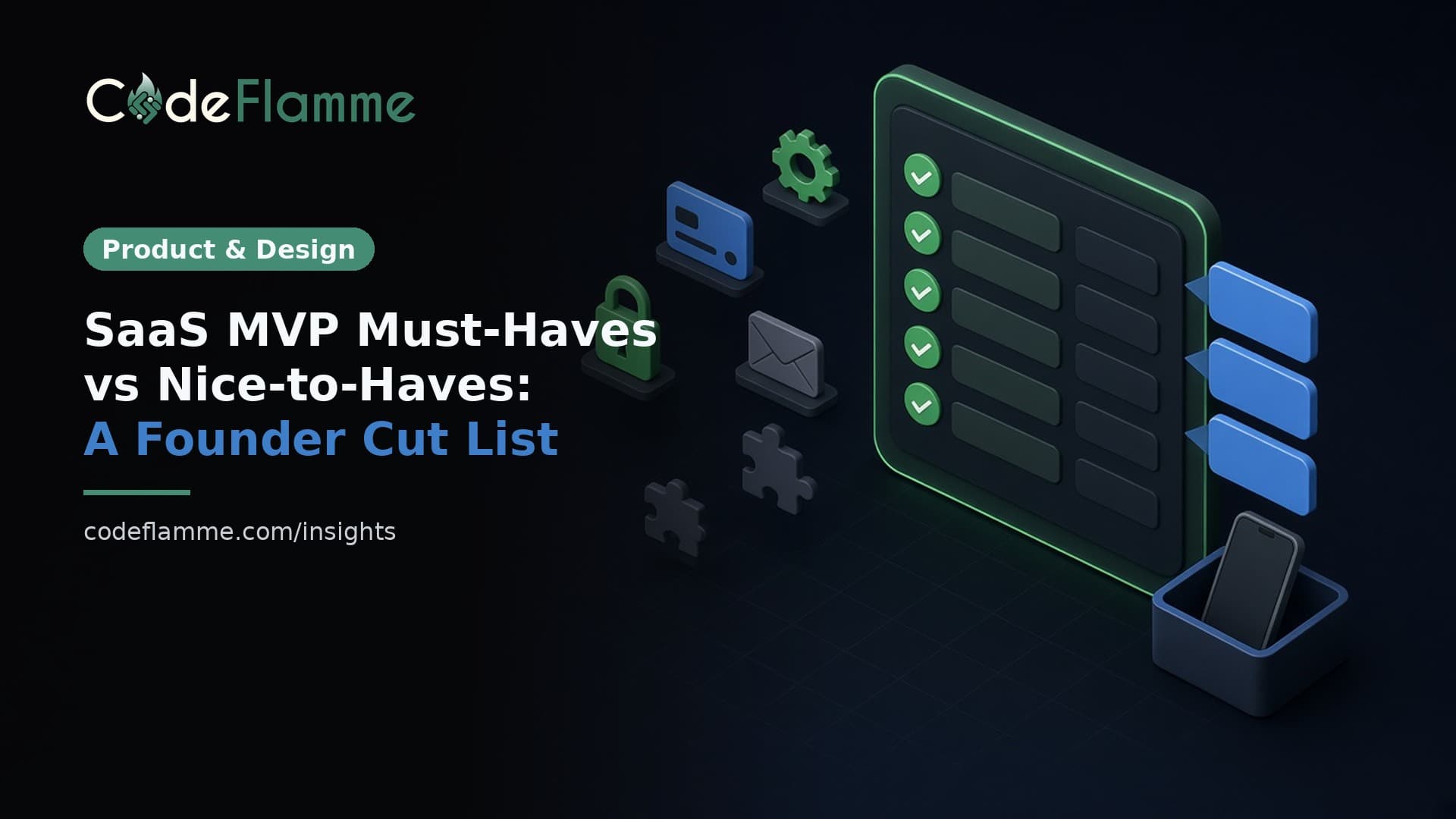 SaaS MVP Must-Haves vs Nice-to-Haves: A Founder Cut List — cover illustration
